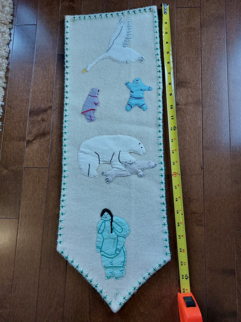 Hand Made Inuit Wall Hanging